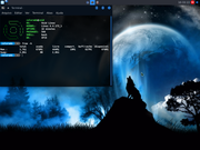 Xfce No vazio da noite